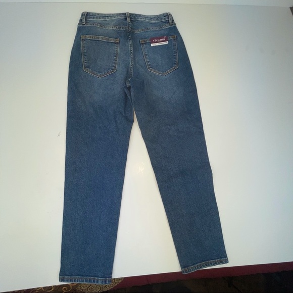 Vigoss Friday Tapered Boyfriend Jeans High Rise 27 - Picture 9 of 16